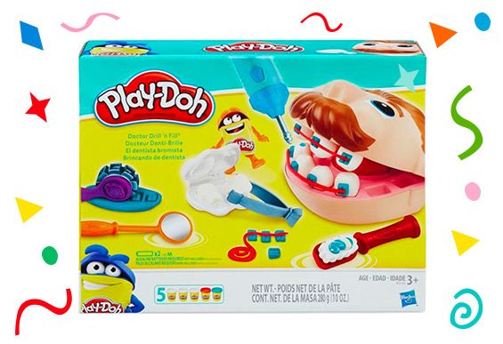 ערכת משחק רופאי שיניים פךיידו playdoh