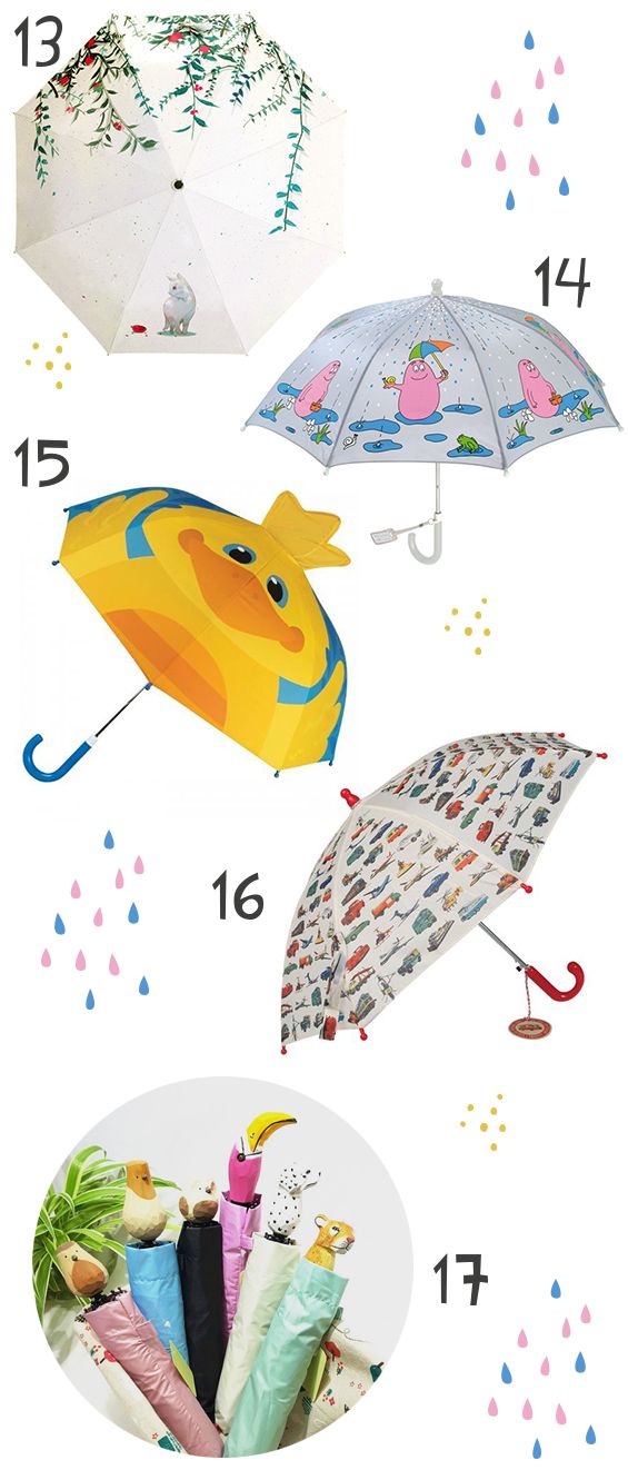 מטריות יפות לילדים 