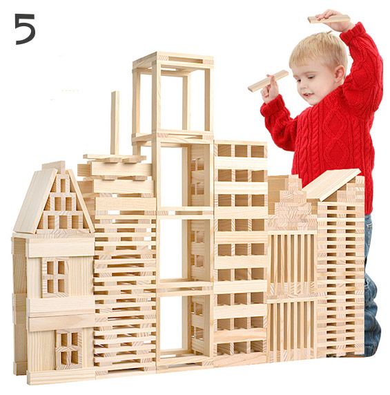 קוביות עץ לקישוט ומשחק לחדר ילדים