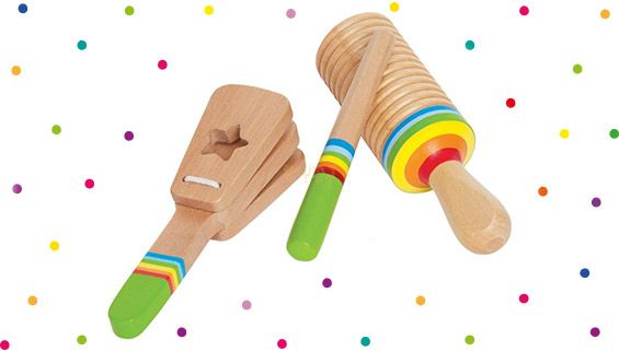 מתנות ליום הולדת: מה קונים לגיל שנה - כלי נגינה מעץ לילדים