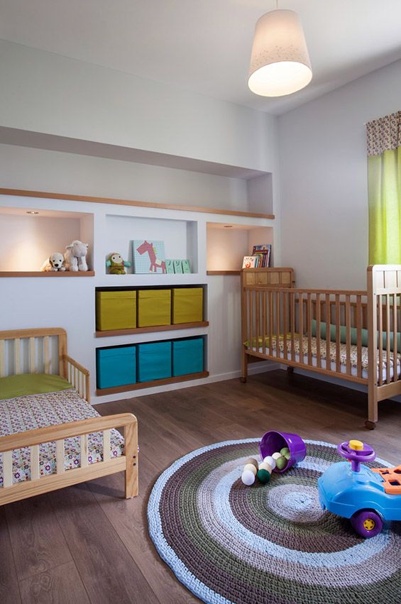 עיצוב חדר ילדים עם שטיח סרוג