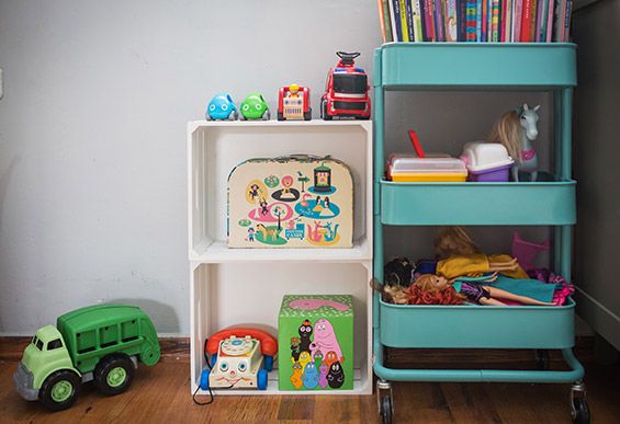 אחסון צעצועים בחדר ילדים