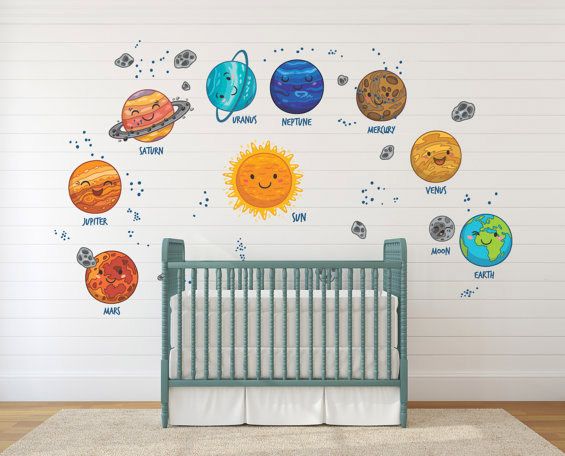 מדבקות קיר גדולות לעיצוב חדר ילדים