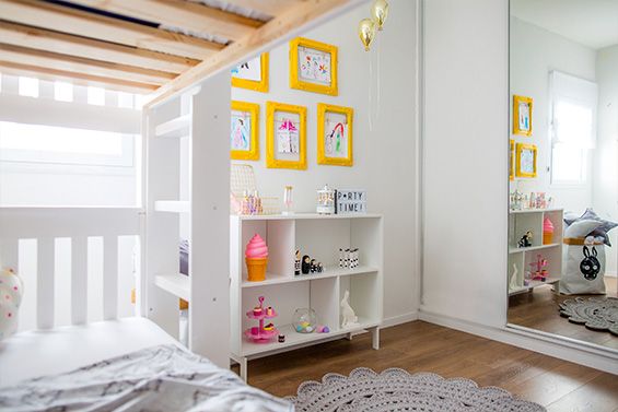 עיצוב חדר לשתי אחיות עם מיטת קומותיים