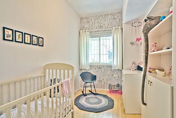 עיצוב חדרי ילדים חדר לתינוקת