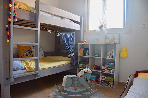 עיצוב חדר ילדים לשלושה בנים