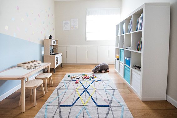 עיצוב חדרי ילדים חדר משחקים לשלושה אחים