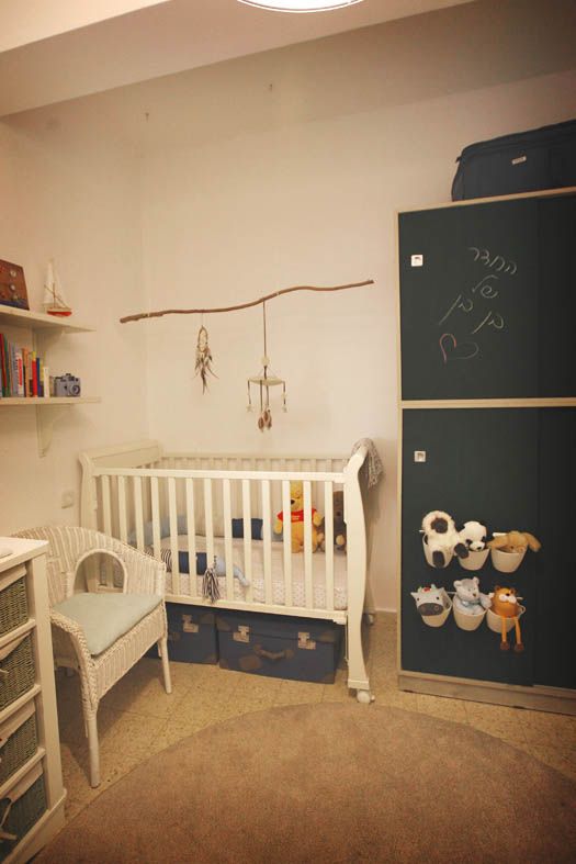 עיצוב החדר של בן קנטור- מיטת תינוק