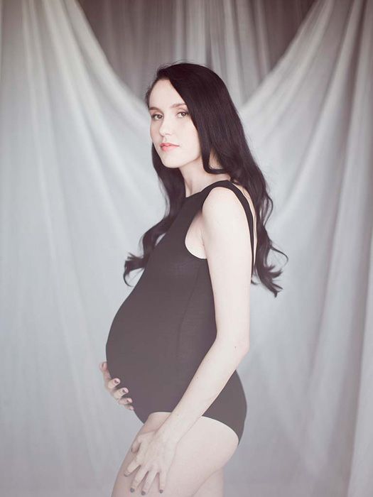 בגד גוף בצילומי הריון