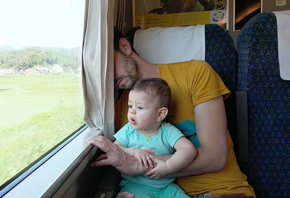 רכבת ביפן טיול עם ילדים