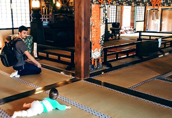 מקדשים ביפן, טיול עם ילדים