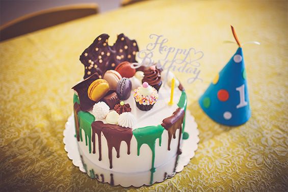 עוגת יום הולדת שנה