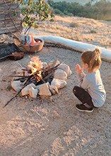 אל המדבר, עם הילדים: מסלול לחופשה בפתחת ניצנה